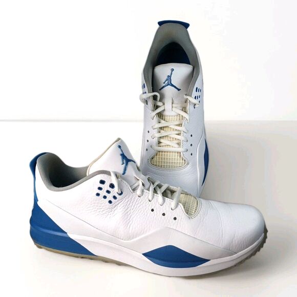 Nike Jordan ADG 3 Golf Shoes 10.5 Medium CW7242-010 Blue White Spikeless main image 5